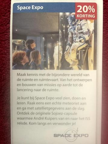 Space Expo Museum Noordwijk Voordeelbon beschikbaar voor biedingen