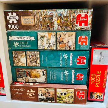 39 puzzles puzzels haasteren wasgij anton pieck enz KOOPJE beschikbaar voor biedingen