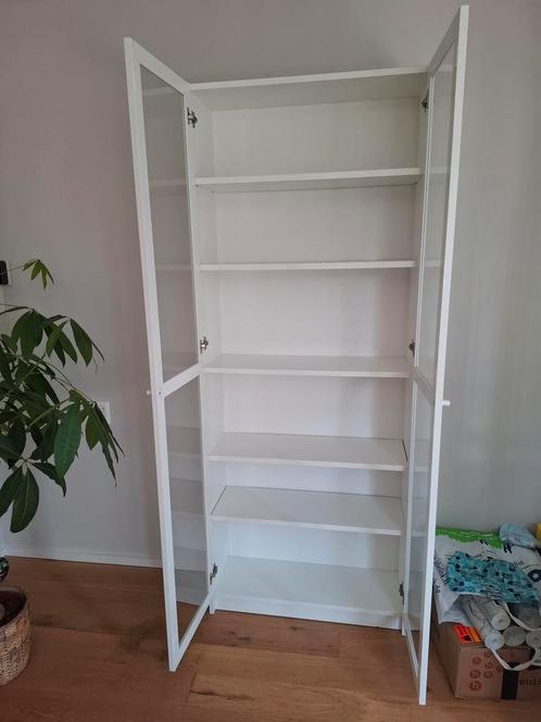 Witte boekenkast (IKEA BILLY), Huis en Inrichting, Kasten | Boekenkasten, Zo goed als nieuw, 50 tot 100 cm, 200 cm of meer, 25 tot 50 cm