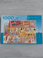 King puzzel Crazy Office 1000 stukjes! Compleet!!, Ophalen of Verzenden, 500 t/m 1500 stukjes, Zo goed als nieuw, Legpuzzel