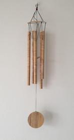Windgong, windspel, metaal, hout, houtlook, Tuin en Terras, Tuinwanddecoratie, Ophalen of Verzenden, Nieuw