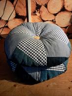 Ronde kussens, handgemaakt., Huis en Inrichting, Woonaccessoires | Kussens, Ophalen of Verzenden, Zo goed als nieuw, Blauw, Rond