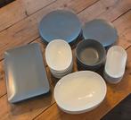 Servies Ikea - grijs / wit, Huis en Inrichting, Keuken | Servies, Gebruikt, Ophalen of Verzenden, Bord(en), Overige stijlen