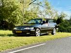 Saab 9-3 Cabrio IN PRIJS VERLAAGD, Auto's, 74 €/maand, Zwart, 4 cilinders, Cabriolet