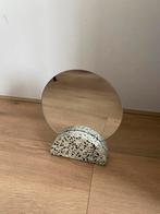 Spiegel in beton, Huis en Inrichting, Woonaccessoires | Spiegels, Minder dan 50 cm, Rond, Nieuw, Ophalen of Verzenden