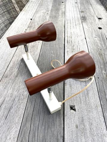 Mooie vintage wandlamp, 70s 70er midcentury bedlamp leeslamp beschikbaar voor biedingen