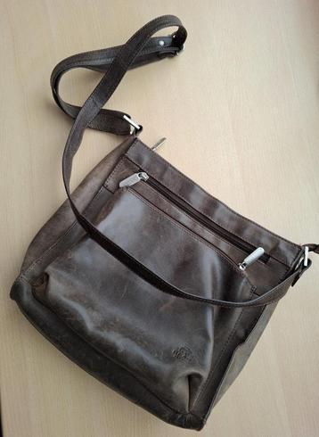 Handtas leder - BEAR Design (30x27cm) beschikbaar voor biedingen