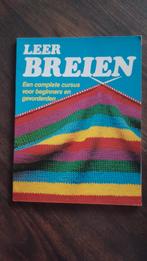 Leer breien,  technieken en veel breisteken, Ophalen of Verzenden, Zo goed als nieuw, Breien, Patroon of Boek