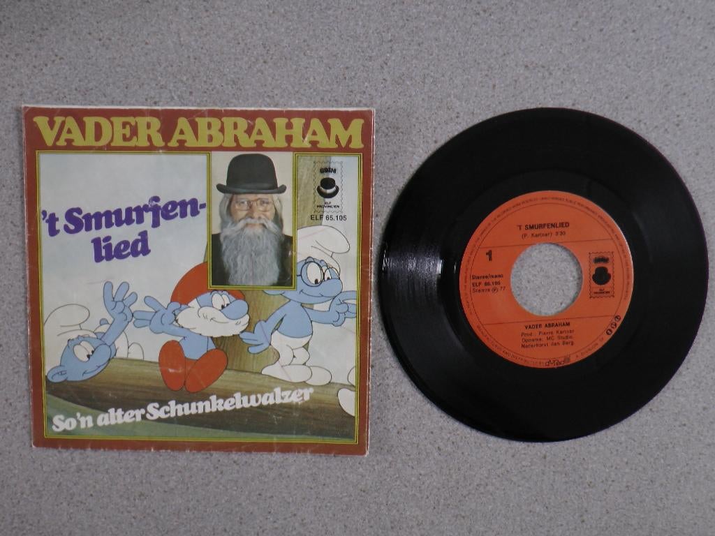 Vader Abraham - Smurfenlied VINYL SINGLE, Cd's en Dvd's, Vinyl Singles, Gebruikt, 7 inch, Single, Ophalen of Verzenden