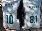 Orbit pro 8m2 | 10m2 (2025)+ navigator pro bar(2025), Watersport en Boten, Kitesurfen, 10 m², Geen board, Ophalen of Verzenden