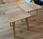 Salontafel Ikea Lisabo 2x, Huis en Inrichting, Tafels | Salontafels, Ophalen, Minder dan 50 cm, Gebruikt, Vierkant