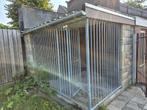 Honden buitenhok/ buitenren hekwerk, Dieren en Toebehoren, Hondenhokken, Ophalen, Gebruikt, 110 cm of meer, 100 cm of meer