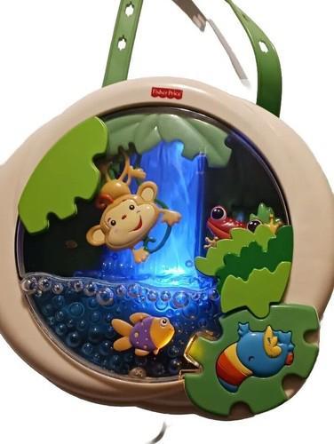 Waterval Fisher Price rainforest muziek geluid water, Kinderen en Baby's, Speelgoed | Fisher-Price, Zo goed als nieuw, Speelset