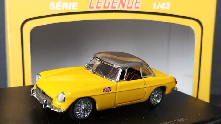 MG B rally look 1:43 Jouef Evolution Pol, Hobby en Vrije tijd, Modelauto's | 1:43, Auto, Overige merken, Ophalen of Verzenden