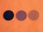 Carl Zeiss set blauwfilters CB3 , CB6 en CB12, Audio, Tv en Foto, Optische apparatuur | Microscopen, Verzenden, Zo goed als nieuw
