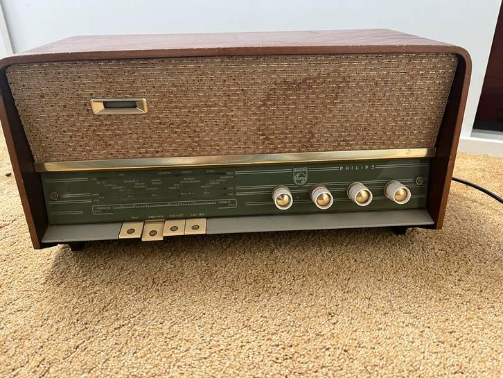 Vintage Philips Radio, Audio, Tv en Foto, Radio's, Gebruikt, Radio, Ophalen