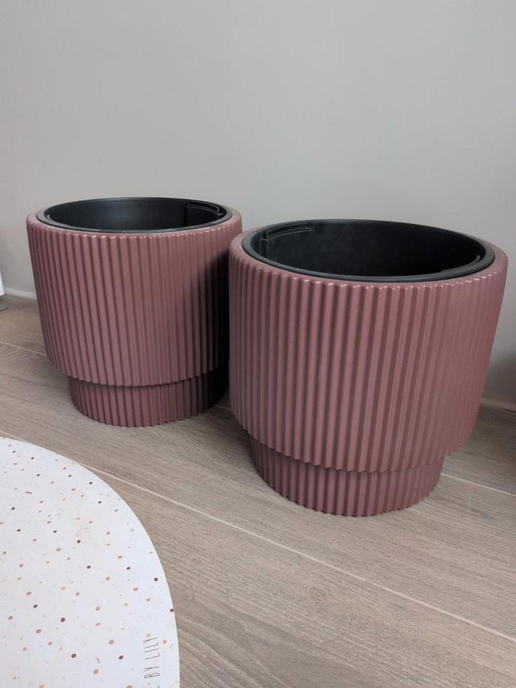 Plantenpotten kunststof, Tuin en Terras, Bloempotten, Nieuw, Kunststof, Binnen, Rond, Ophalen