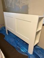 Ikea hoofdbord wit met opbergruimte, Huis en Inrichting, Slaapkamer | Bedden, Ophalen, Gebruikt, Wit, Tweepersoons