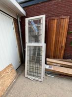 Oude glas in lood ramen en deuren, Doe-het-zelf en Verbouw, Kozijnen en Schuifpuien, 75 tot 150 cm, Gebruikt, Overige typen, Ophalen of Verzenden