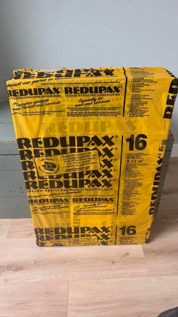 Redupax Ondervloer - 15 Platen, Doe-het-zelf en Verbouw, Vloerdelen en Plavuizen, Nieuw, Laminaat, Overige materialen, 50 tot 150 cm