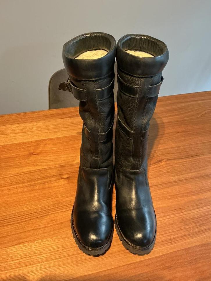 Human Nature Gevoerde Laarzen, Maat 41, Kleding | Dames, Schoenen, Zo goed als nieuw, Hoge laarzen, Zwart, Ophalen of Verzenden