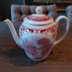 Petrus Regout Castillo Koffiepot Rood Maastricht, Ophalen of Verzenden