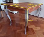 eettafel salontafel teak vintage landelijk romantisch, Huis en Inrichting, Ophalen, Gebruikt, Landelijk  RM  apart, 50 tot 100 cm