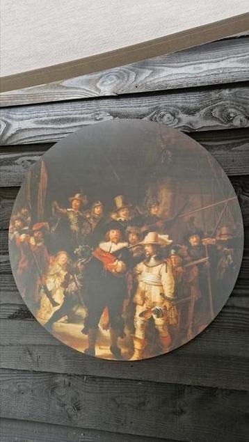 Wanddecoratie, cirkel 90cm, Nachtwacht beschikbaar voor biedingen