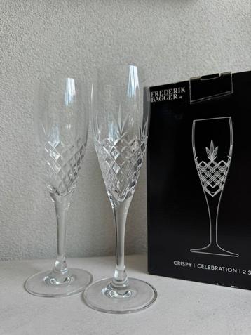 Frederik Bagger crispy celebration champagne glazen 2 stuks beschikbaar voor biedingen
