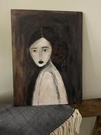 Zelfgemaakt portret, Antiek en Kunst, Kunst | Schilderijen | Modern, Ophalen of Verzenden