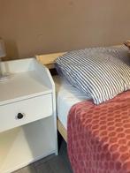 IKEA NEIDEN bed 140x200 + ÅKREHAMN matras, Huis en Inrichting, Ophalen, Beige, 140 cm, Zo goed als nieuw