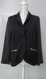 Zwart met goudkleurige blazer van CREME DE LA CREME maat xl, Verzenden, Zwart, Zo goed als nieuw, Jasje