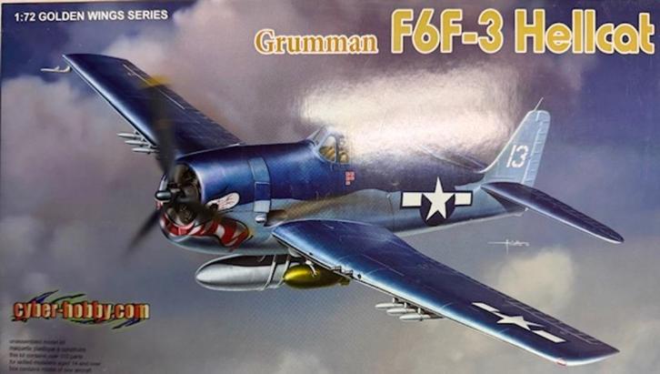 Coelianmodels, Cyber Hobby, 5060, F6F-3, 1/72, € 19,99, Hobby en Vrije tijd, Modelbouw | Vliegtuigen en Helikopters, Nieuw, Vliegtuig