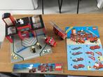 Brandweerkazerne Ladderwagen Brandweermannen Vintage 6385, Complete set, Ophalen of Verzenden, Lego, Zo goed als nieuw