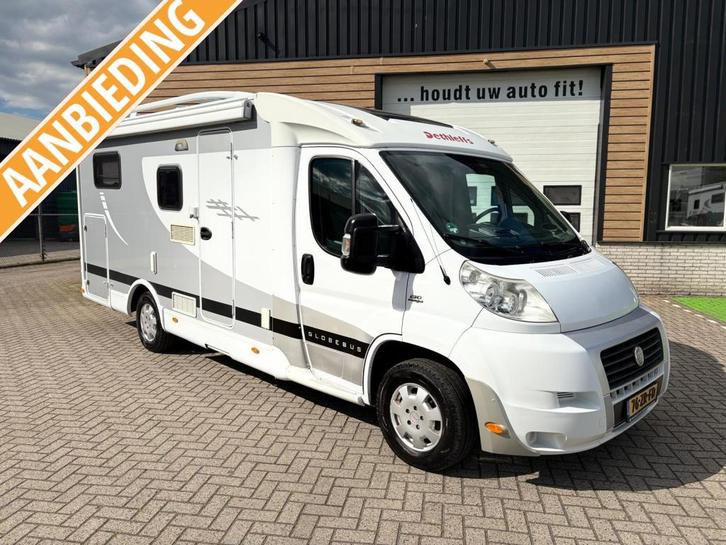 Dethleffs Globebus met lengtebedden, Caravans en Kamperen, Campers, Bedrijf, tot en met 3, Half-integraal, Dethleffs, Diesel, Handgeschakeld