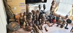 Te koop onze verzameling Afrikaanse kunst- beelden- maskers, Ophalen of Verzenden