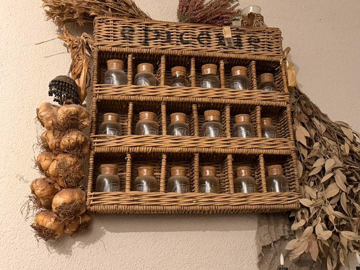 Riviera Maison Kruidenrek inclusief, Huis en Inrichting, Woonaccessoires | Wandplanken en Boekenplanken, Zo goed als nieuw, Ophalen