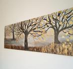 Schilderij GOLDEN FOREST 120x40, Ophalen, Nieuw, Schilderij