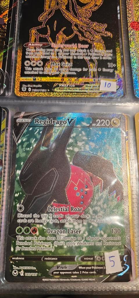 Regidrago V - Full Art 183/195, Hobby en Vrije tijd, Verzamelkaartspellen | Pokémon, Nieuw, Losse kaart, Foil, Ophalen of Verzenden