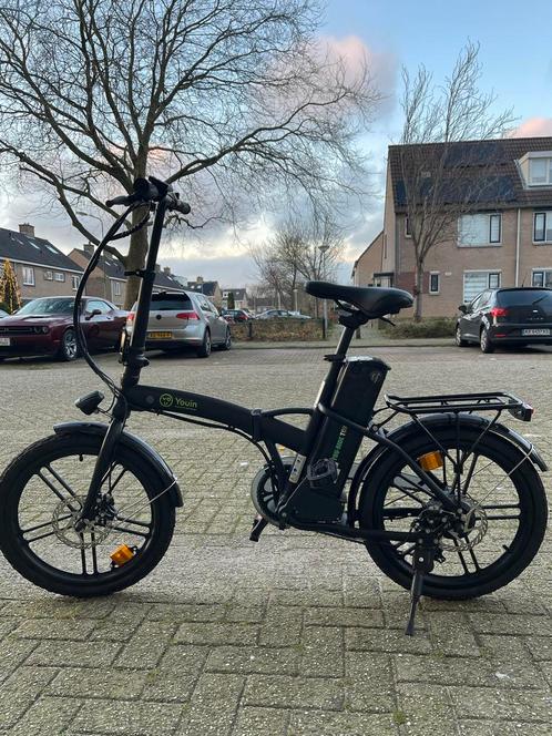 Youin Elektrische Vouwfiets, Fietsen en Brommers, Elektrische fietsen, Zo goed als nieuw, Overige merken, 47 tot 51 cm, 50 km per accu of meer