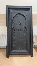 Marokkaanse deur zwart 205x105,5cm, Doe-het-zelf en Verbouw, Deuren en Horren, Ophalen, Gebruikt, 80 tot 100 cm, Binnendeur