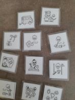 Pictogrammen autisme magnetisch totaal 47 stuks, Ophalen of Verzenden, Zo goed als nieuw