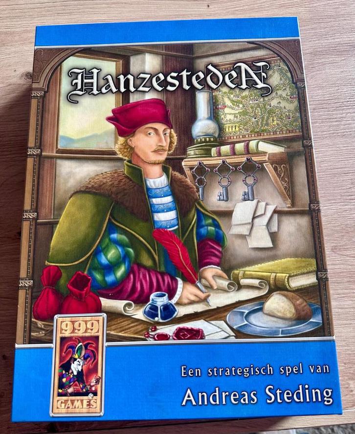 Hanzesteden (999 games ), Hobby en Vrije tijd, Gezelschapsspellen | Bordspellen, Zo goed als nieuw, Een of twee spelers, Drie of vier spelers