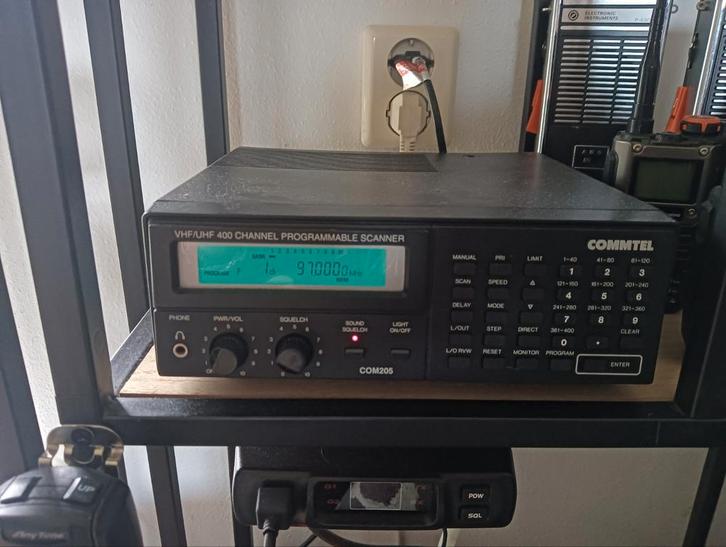 Commtel COM205 Scanner - VHF/UHF Radio, Audio, Tv en Foto, Radio's, Gebruikt, Radio, Ophalen of Verzenden