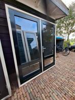 Openslaande tuindeuren dubbel glas deuren terrasdeuren pui d, Doe-het-zelf en Verbouw, Deuren en Horren, Ophalen, 120 cm of meer