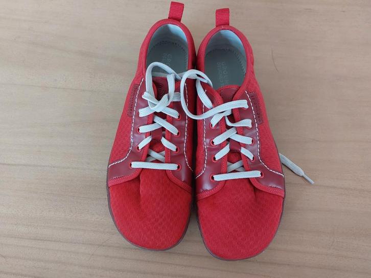 Groundies Flex barefoot maat 42., Kleding | Dames, Schoenen, Zo goed als nieuw, Rood, Ophalen of Verzenden