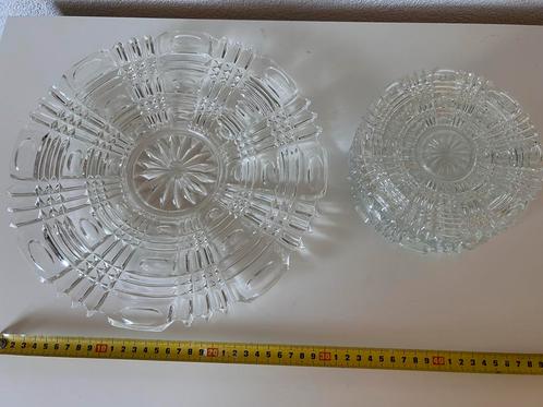 Antieke Glazen Schalen Set - Decoratief & Functioneel, Antiek en Kunst, Antiek | Schalen, Ophalen of Verzenden