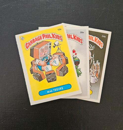 Garbage Pail Kids Nederlands 3 stuks., Verzamelen, Stickers, Zo goed als nieuw, Ophalen of Verzenden