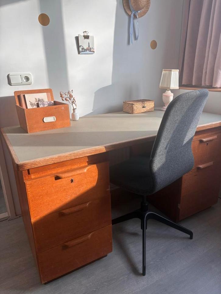 Vintage Bureau - 1931-1933 Modderkolk en Dijs, Huis en Inrichting, Bureaus, Gebruikt, Bureau, Ophalen