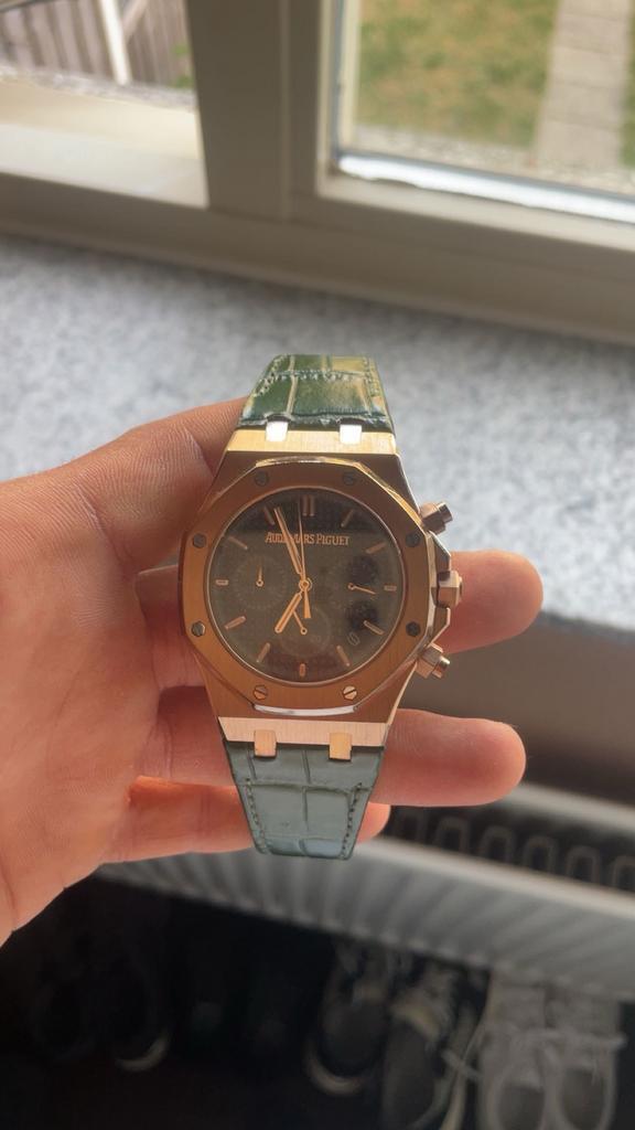 Audemars Piguet Lether Green Special Edition, Sieraden, Tassen en Uiterlijk, Horloges | Heren, Nieuw, Polshorloge, Overige merken